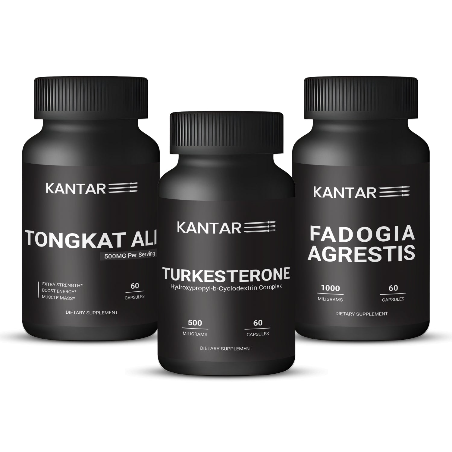 TONGKAT ALI, TURKESTERONE, and FADOGIA AGRESTIS