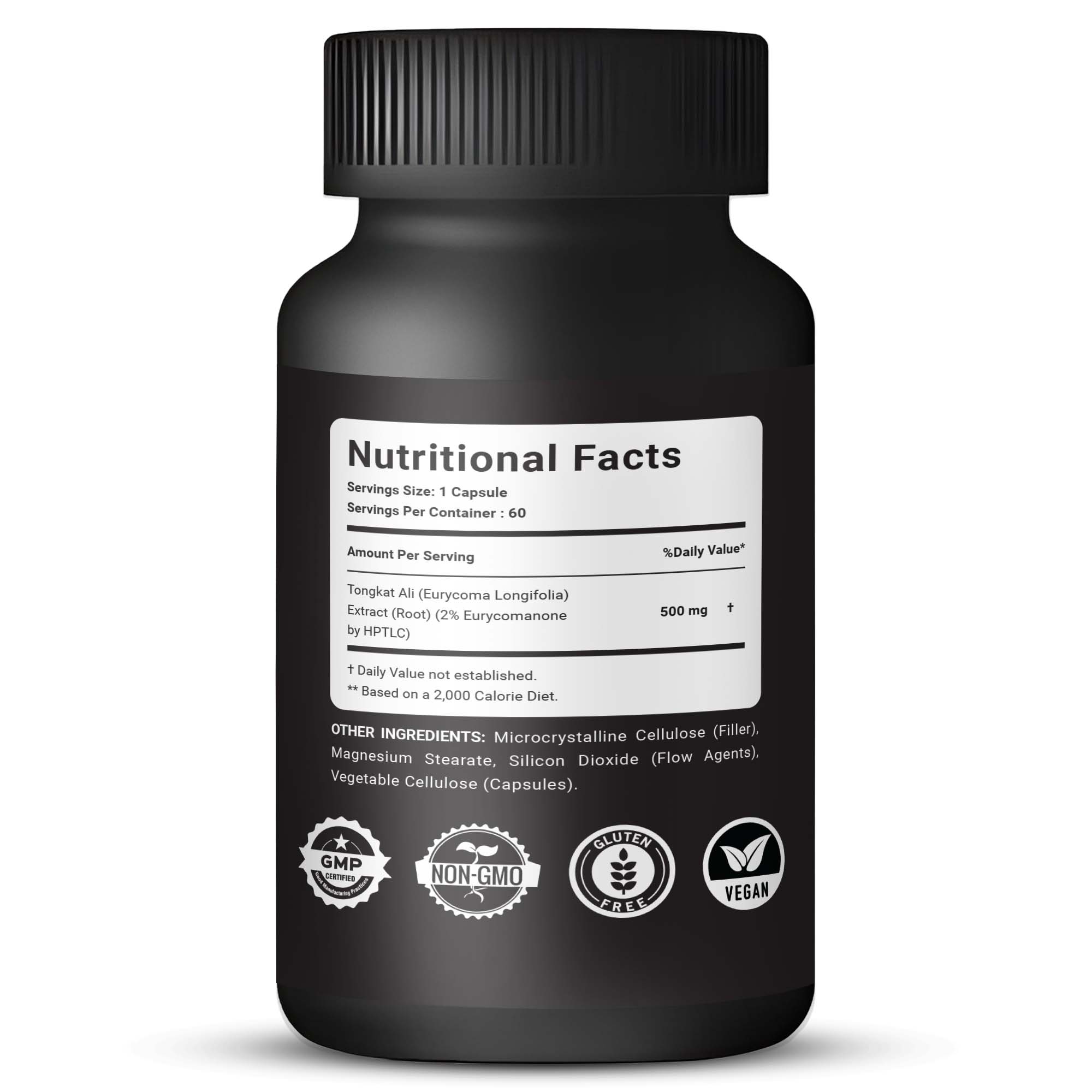 Tongkat Ali 500mg (Longjack) - 60 Capsules