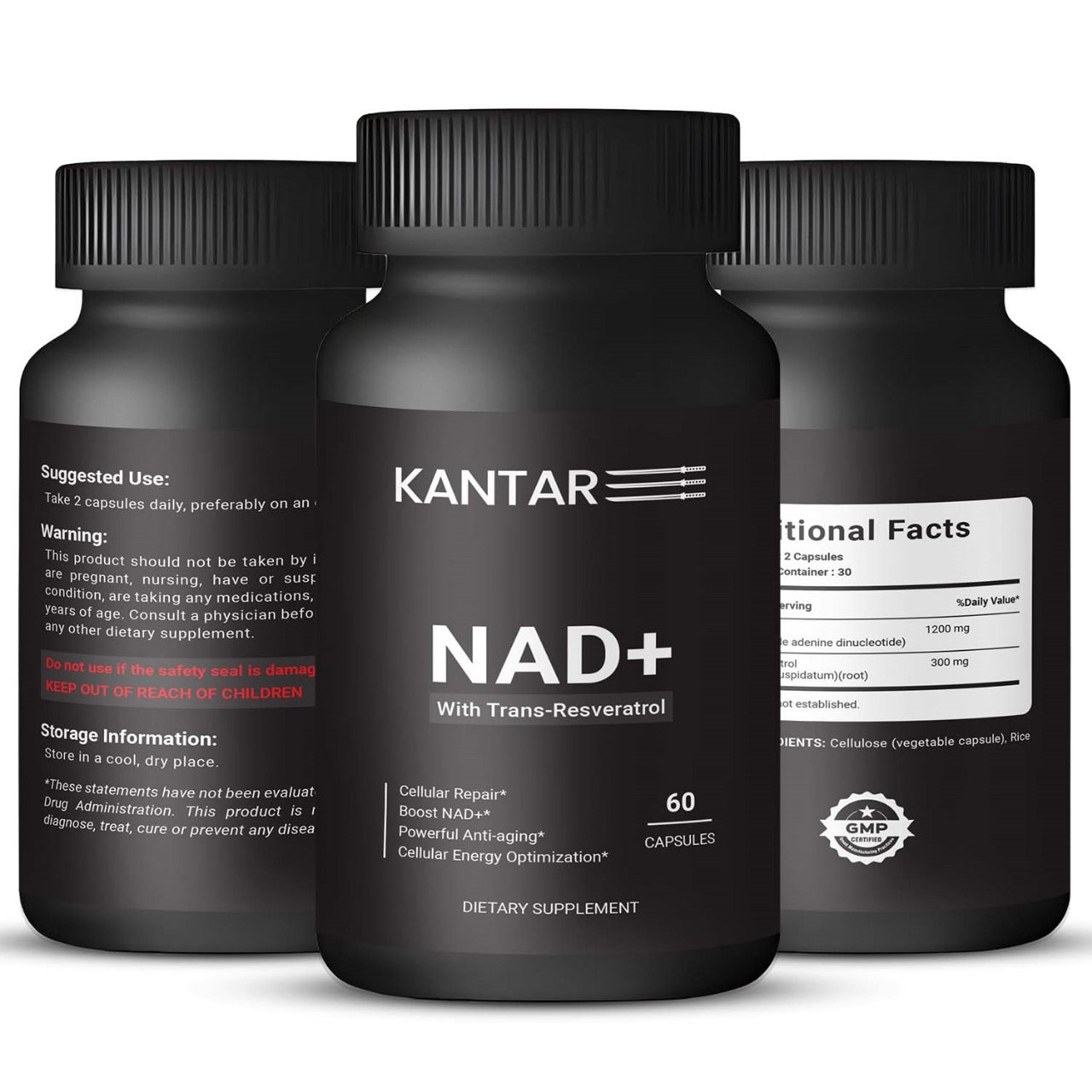 NAD+ - Nicotinamide Adenine Dinucleotide – 60 Capsules