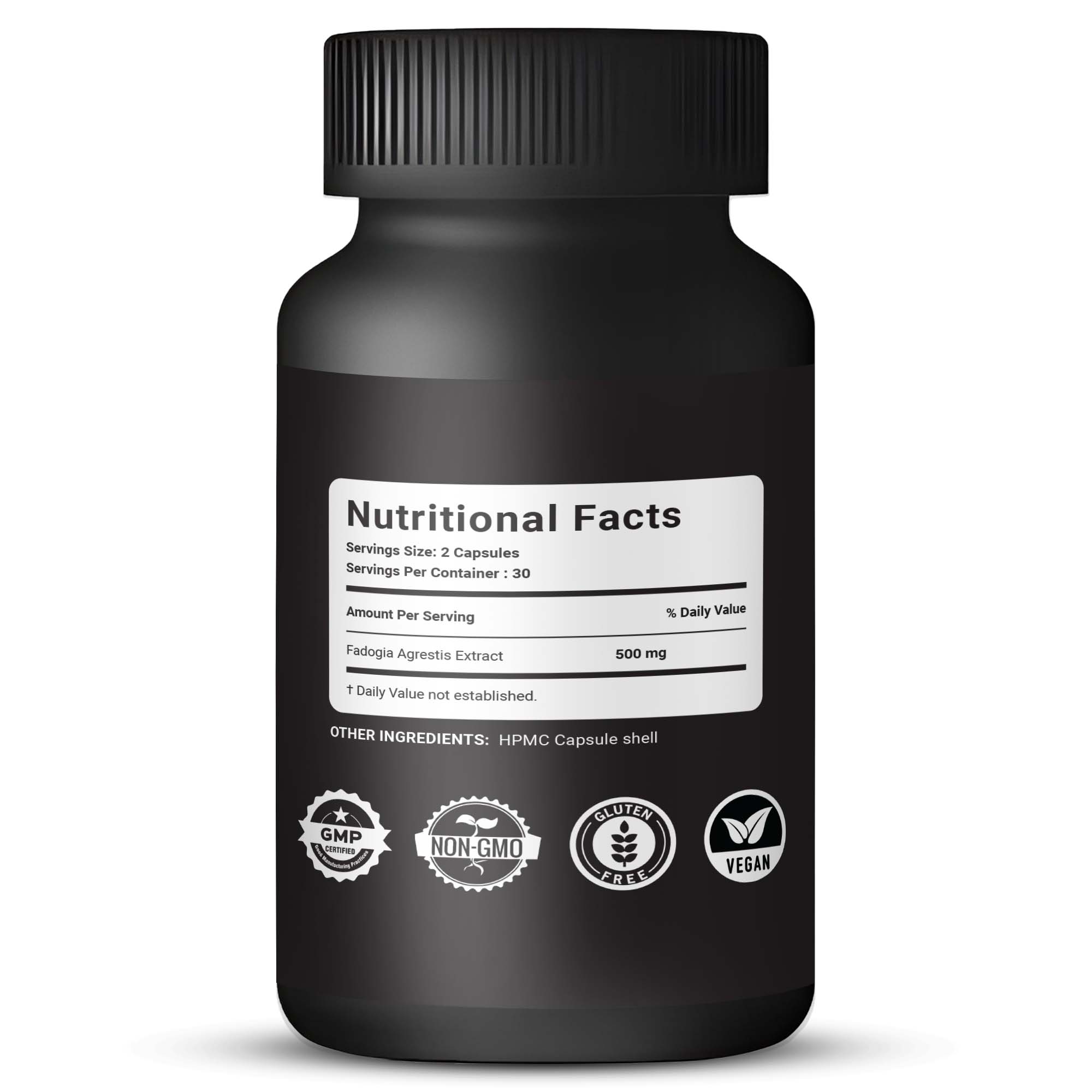 Fadogia Agrestis 500mg - 60 Capsules