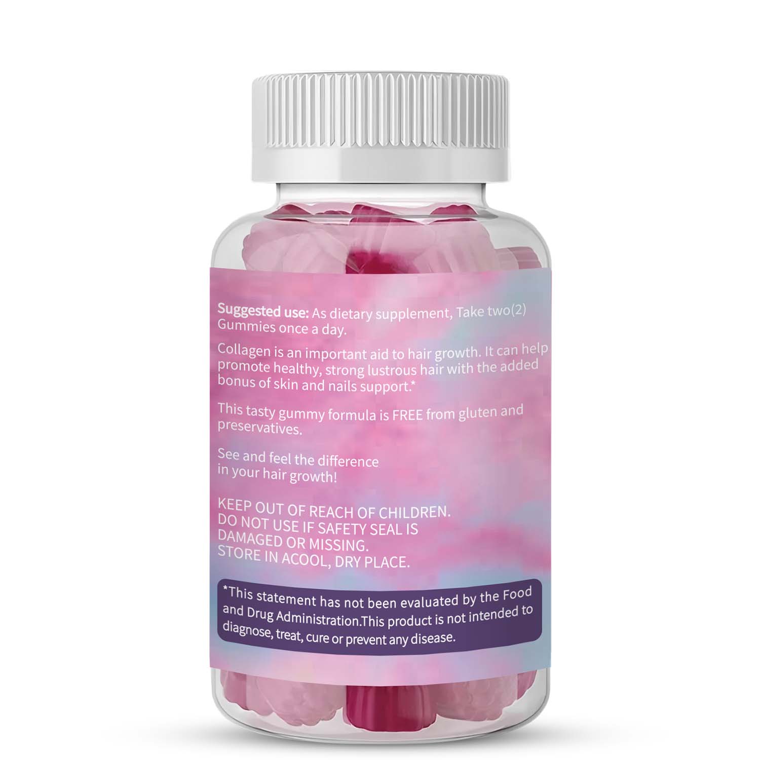 Collagen Gummies with Biotin + Vitamin C - 60 Gummies